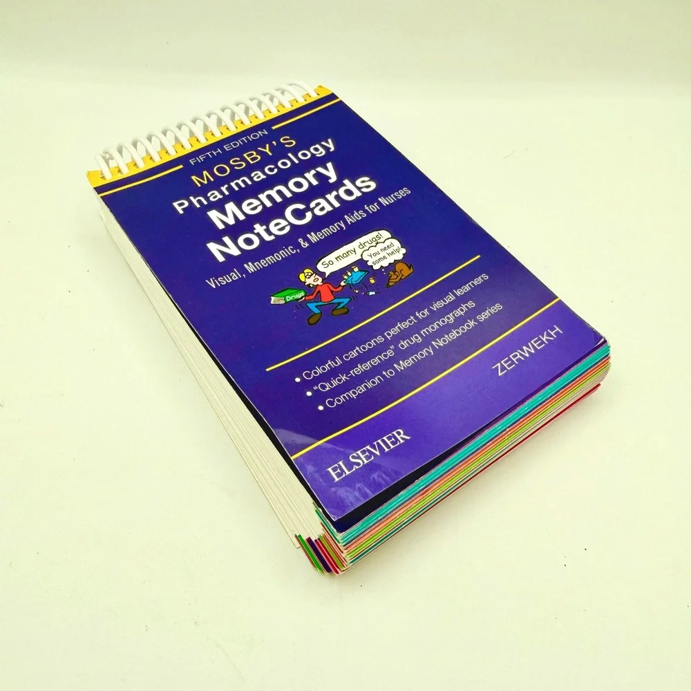 Mosby's Pharmacology Memory NoteCards 5th Edition JoAnn Zerwekh Elsevier Nursing